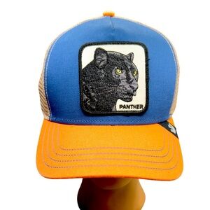 Goorin Bros Animal The Farm Trucker Ballcap Snapback  The Panther Blue